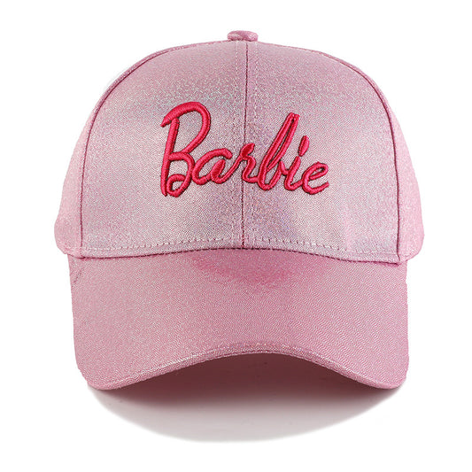 BARBIE INSPIRED PINK BASEBALL CAP